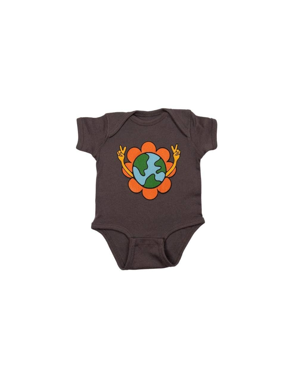Planet Power Onesie | Charcoal