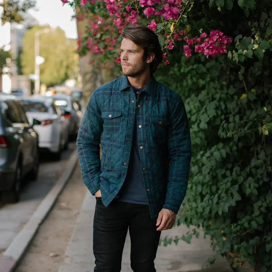 Leon Quilted Flannel Jacket