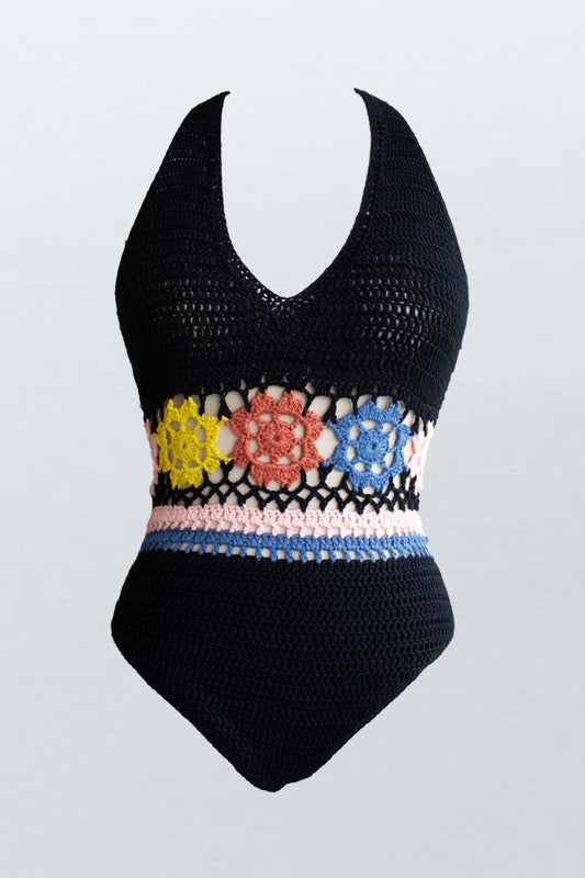 Crochet Beachwear Bodysuit
