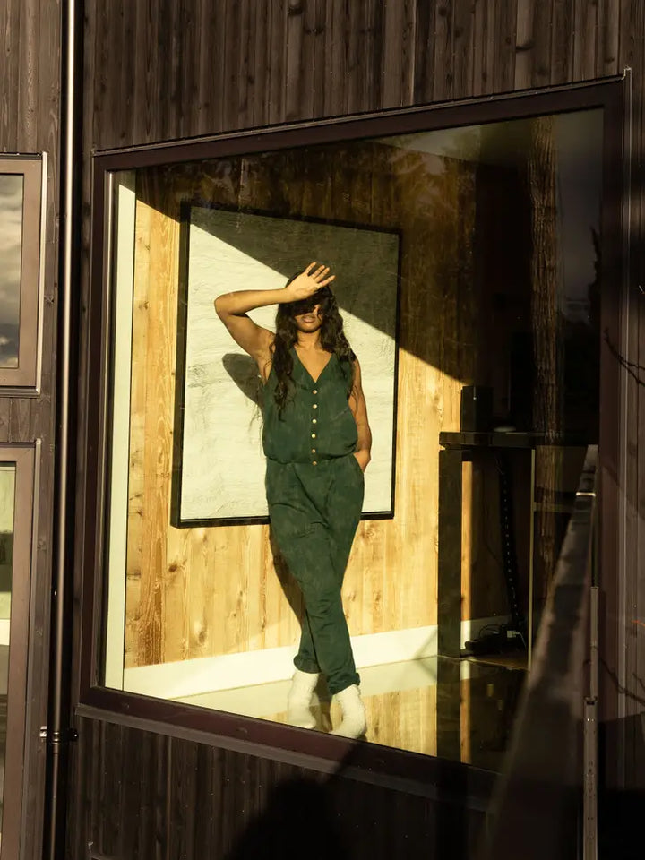 Sagittarius Jumpsuit - Blue Pine
