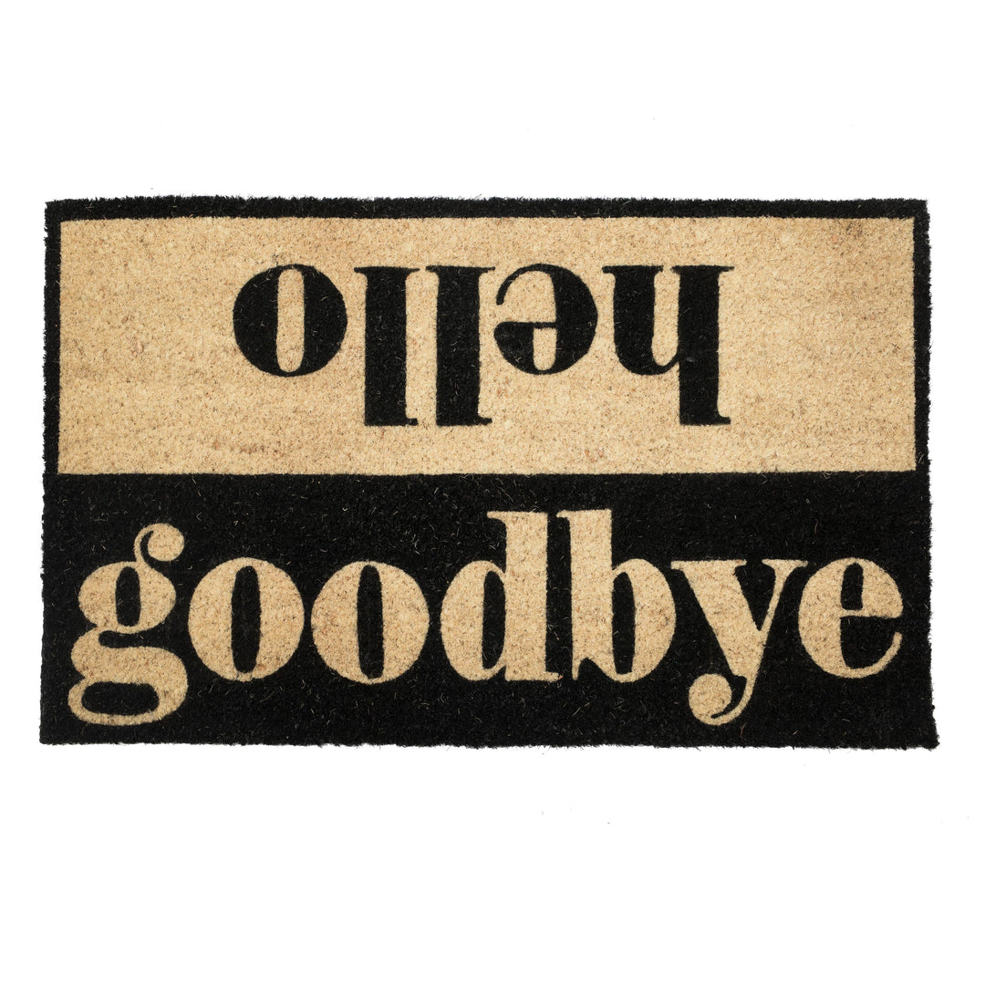 Hello Goodbye Door Mat