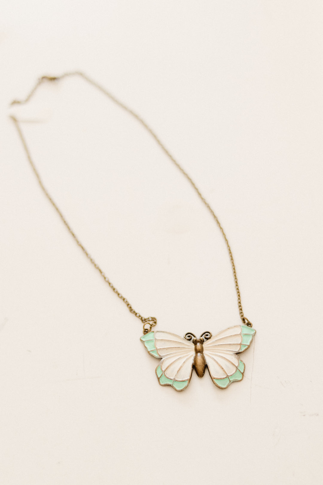 Rustic Butterfly Necklace