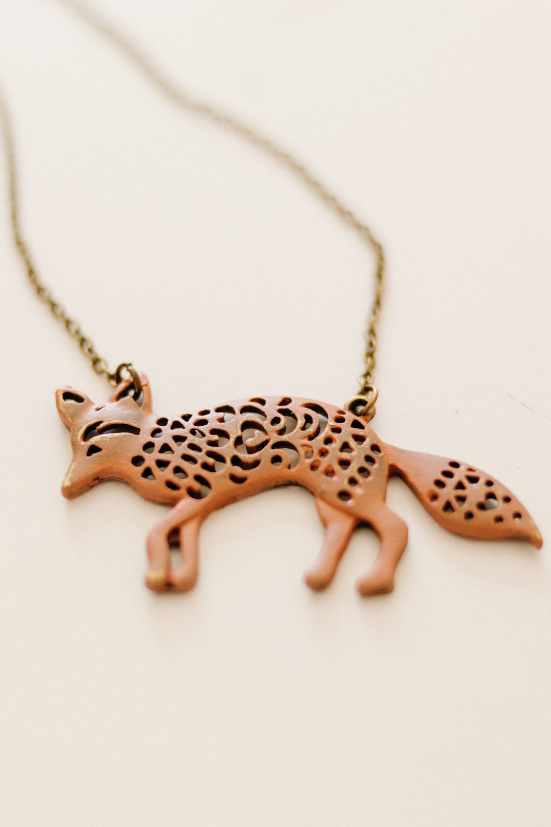Rustic Coyote Necklace