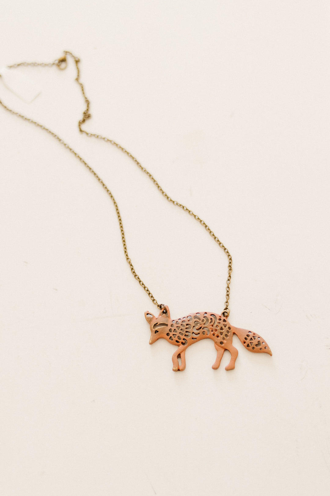 Rustic Coyote Necklace