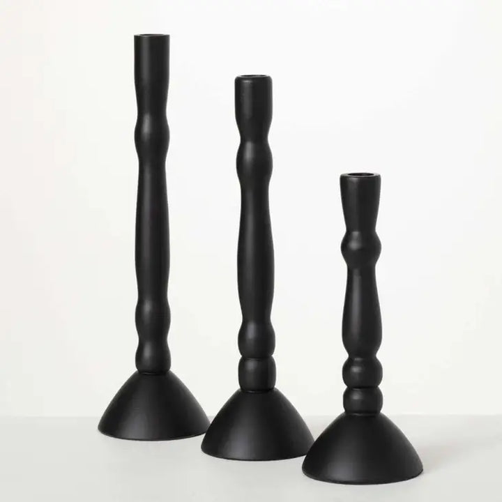 Sleek Taper Candlestick Holder Set Of 3