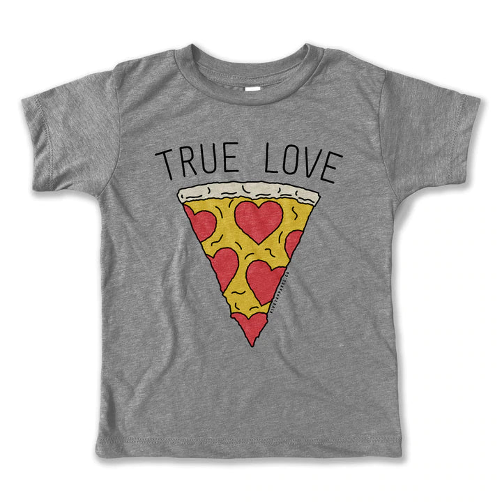 YM Grey Triblend True Love Pizza by Rivet Apparel Co.