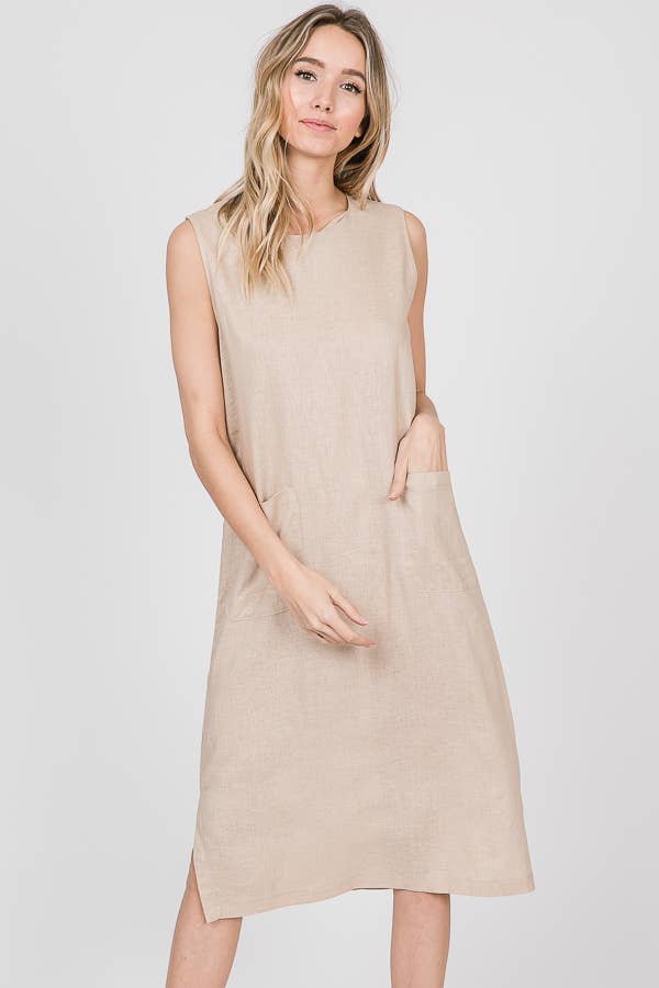 The Linda Linen Dress