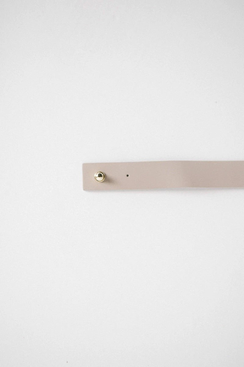 Removable Leather Band Pin