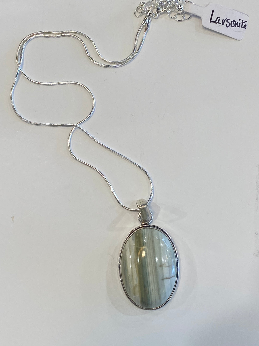 Larsonite Jasper Pendant Necklace