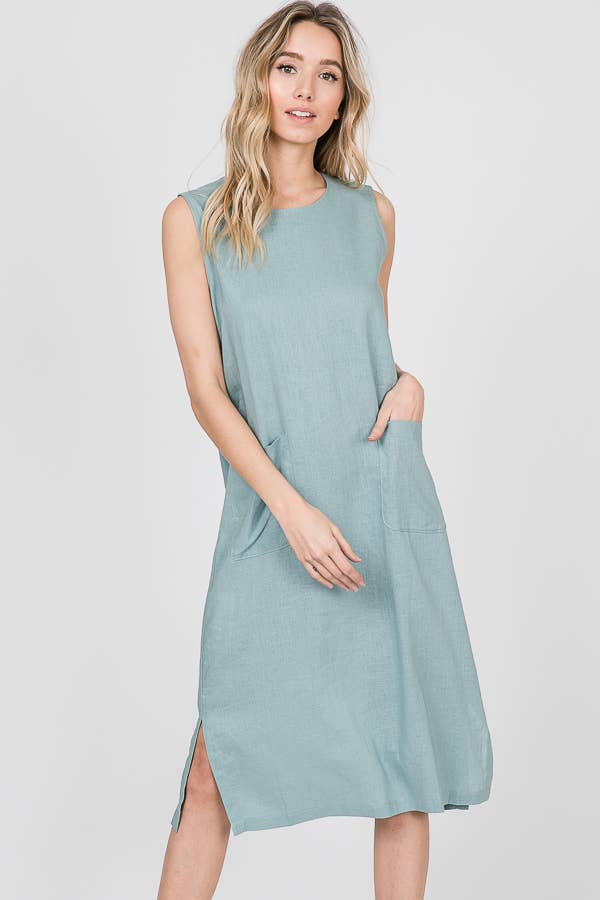 The Linda Linen Dress
