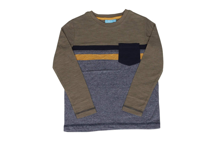 Long Sleeve Chest Stripe Tee