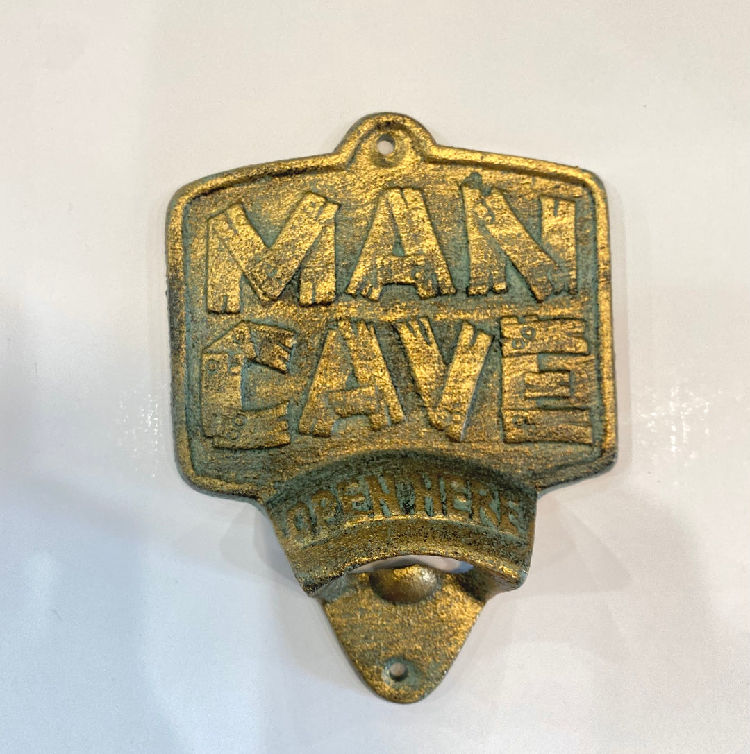 Man Cave Bottle Opener Sign