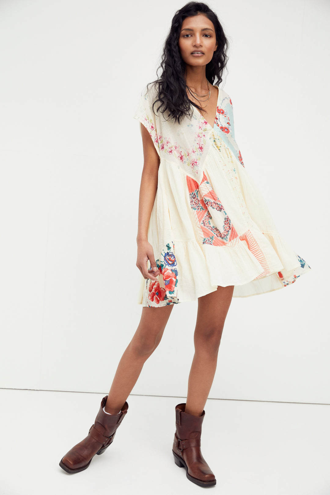 Free People Mended With Scarves Mini
