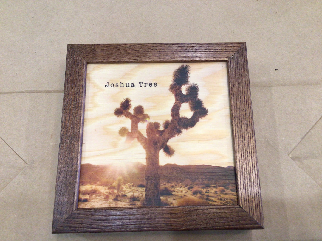 Joshua Tree Wood Print 5x5