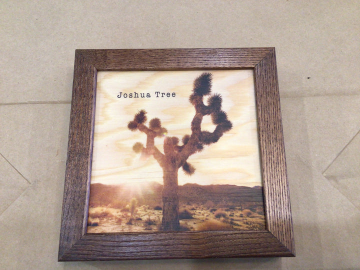 Joshua Tree Wood Print 5x5
