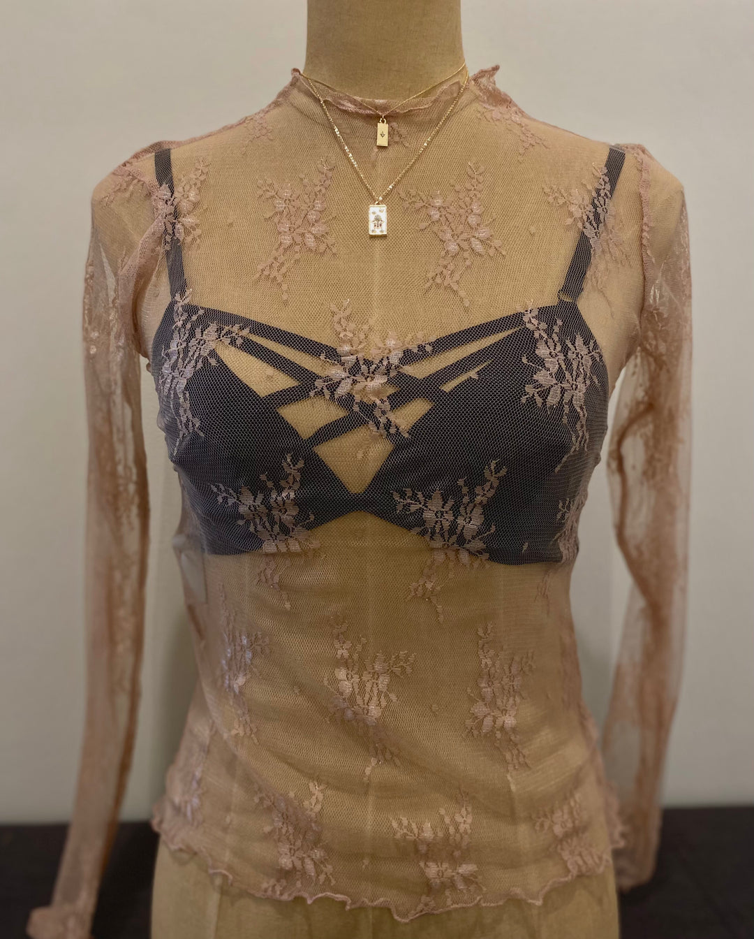 All Over Sheer Lace Top