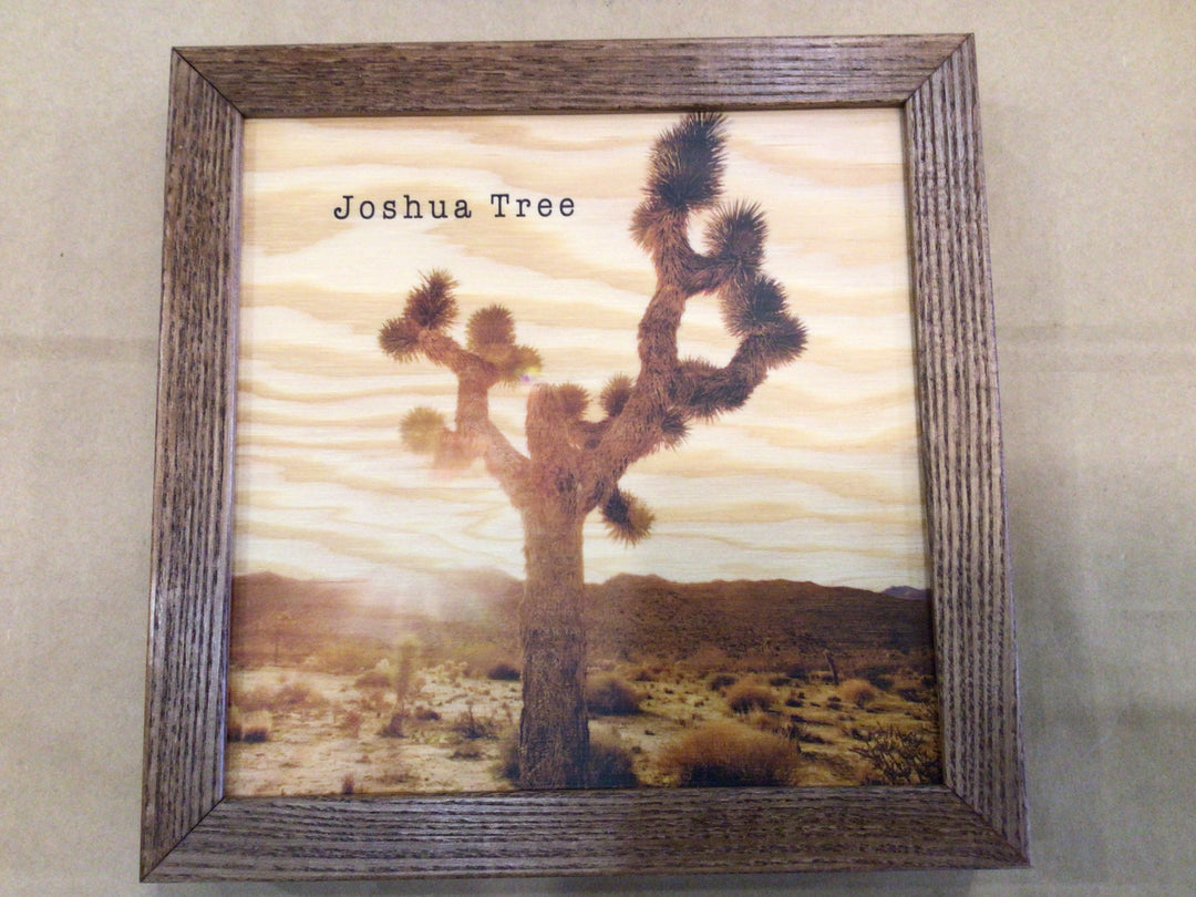 Joshua Tree  Wood Print 7x7