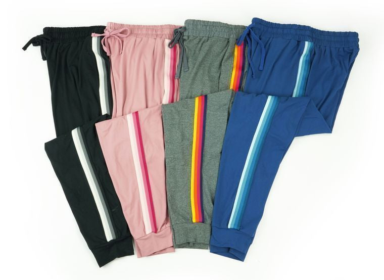 Varsity Jogger W/ Stripe