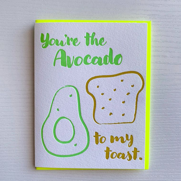 Love or Friendship Card - Avocado To My Toast