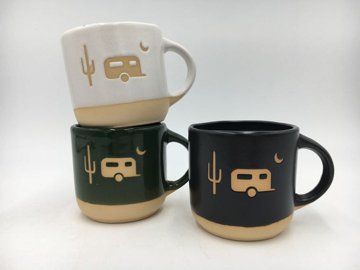 Slip Casted Desert Camper Icon Mug