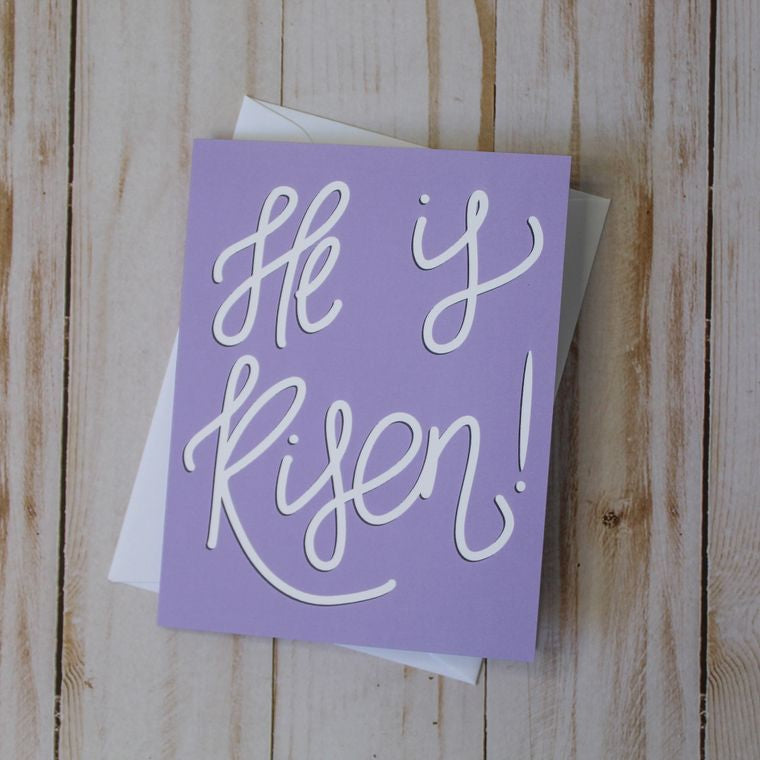 He Is Risen! Card with Envelope | Easter Card