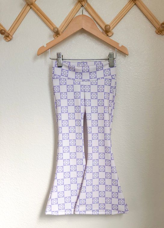 Bell Bottoms: Purple Floral