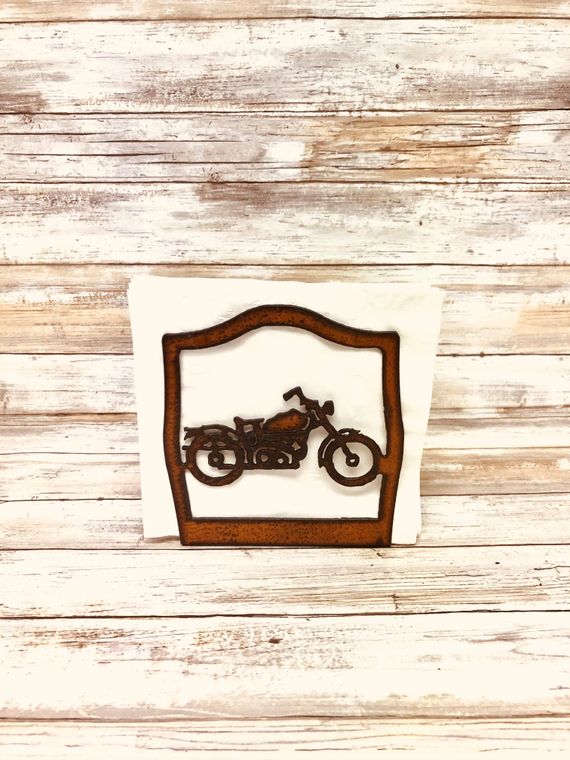 Vintage Motorcycle Sturgis Harley Napkin holder
