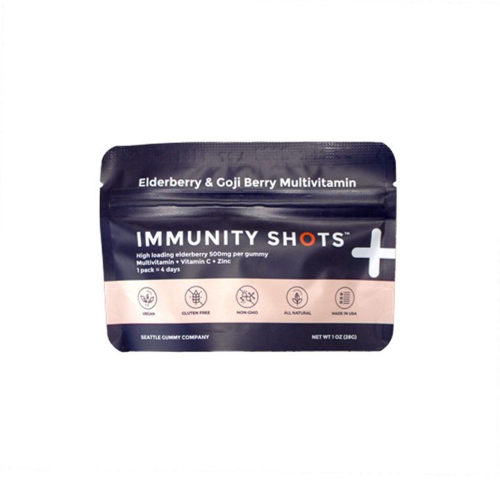 Immunity Shots Elderberry and Goji Berry Multivitamin