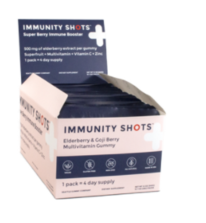 Immunity Shots Elderberry and Goji Berry Multivitamin