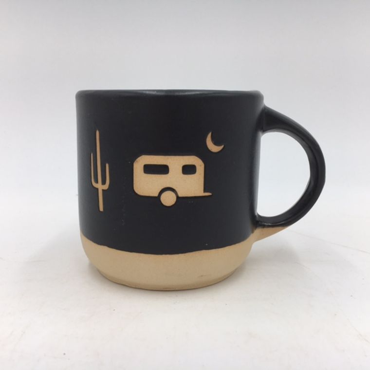 Slip Casted Desert Camper Icon Mug
