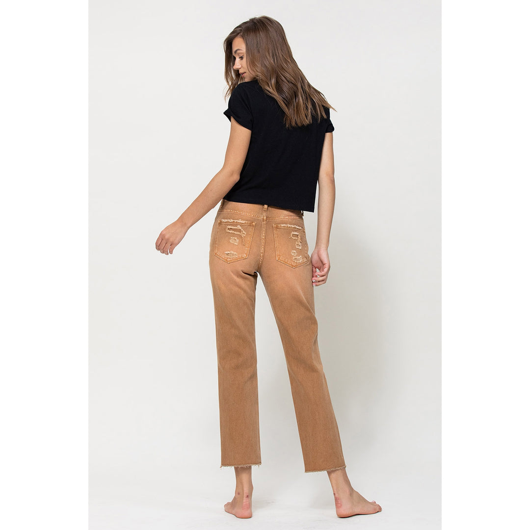 Norah High Rise Straight Jeans