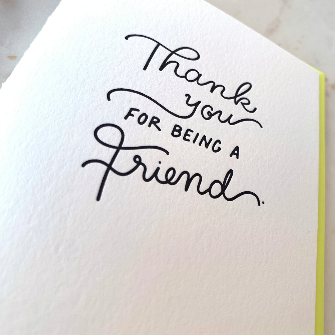 Friendship Card, Thank You For Being a Friend, Golden Girls Card